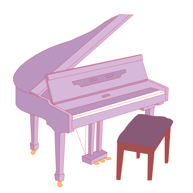 Illustration d’un piano